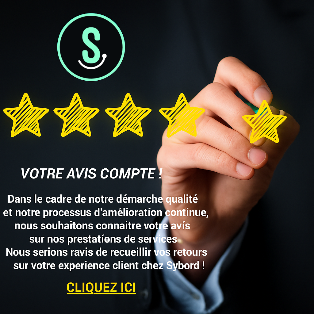 Sybord popup votre avis compte